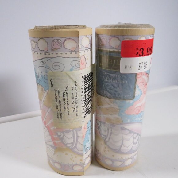 "Sea Mist" Sea Shells Wallpaper Border (2) Rolls #2 - Picture 9 of 10